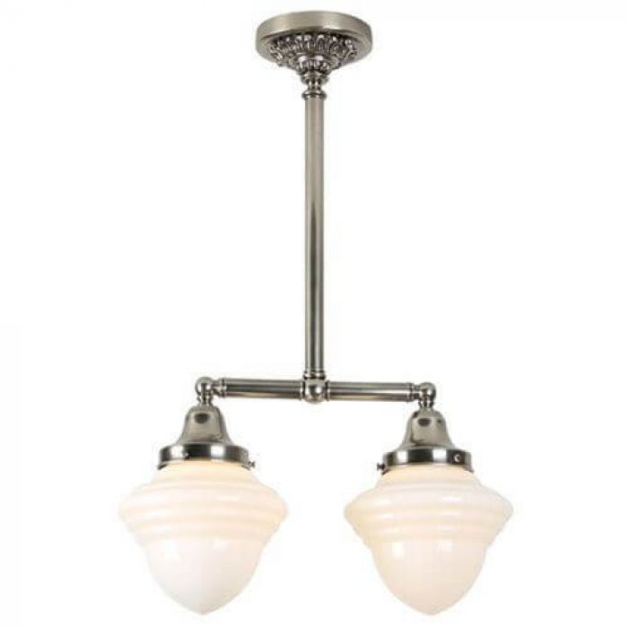 Sunflower™ Two Light Narrow Pendant with 3-1/4 in. shade holders down