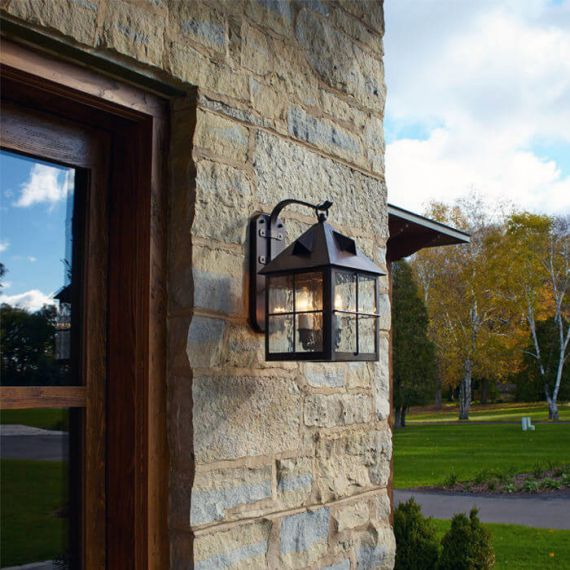 Modern Industrial Craftsman Exterior Lighting