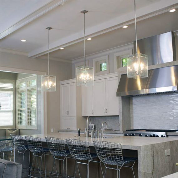 Contemporary Lighting for a Chicago Greystone Remodel