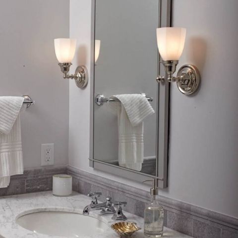 Ballantrae™ One Light Straight Arm Sconce with 2-1/4 in. shade holder