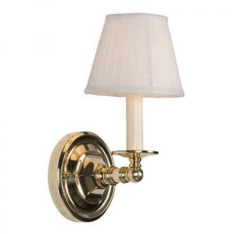 Ballantrae™ One Light Straight Arm Sconce with electric candle