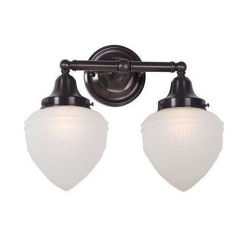 Ballantrae™ Two Light Straight Arm Sconce with 3-1/4 in. shade holders