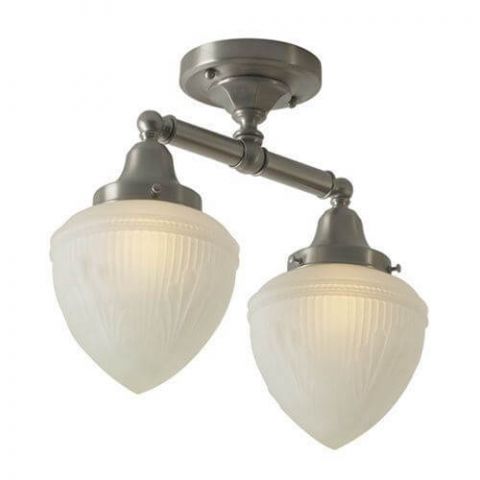 Ballantrae™ Two Light Flush Ceiling Fixture with 3-1/4 in. shade holders
