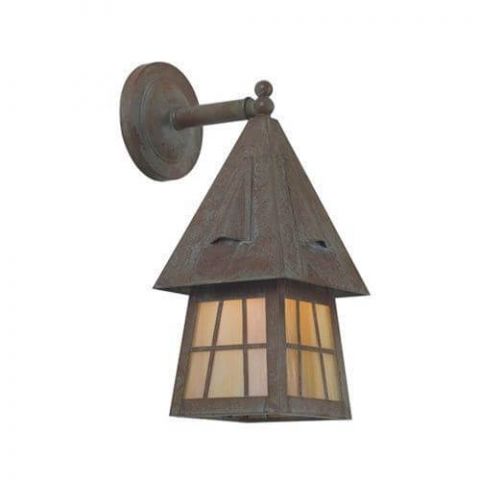 European Country Lantern™ 6 in. Wide Straight Arm Exterior Wall Light