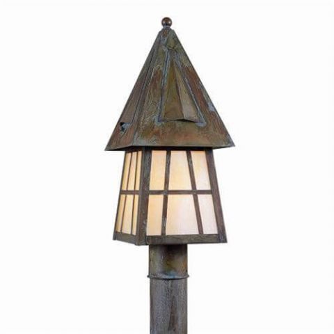 European Country Lantern™ 8 in. Wide Exterior Post Light