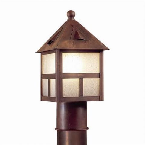 Cottage Lantern™ 6 in. Wide Exterior Post Light Line Voltage