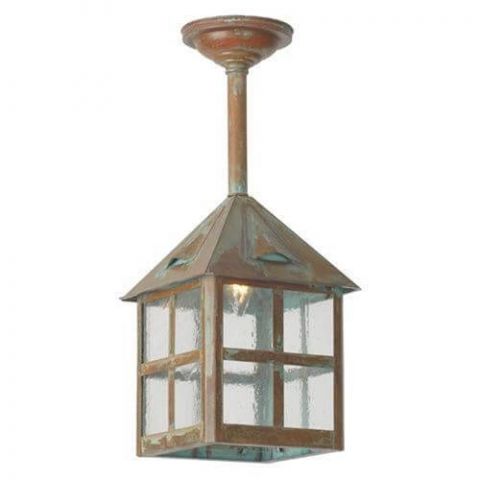 Cottage Lantern™ 10 in. Wide Solid Stem Exterior Pendant Light