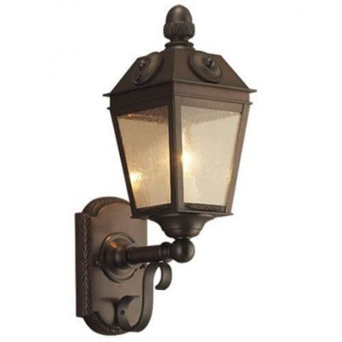 French Country Lantern™ 6 in. Wide Scrolled Coach Exterior Wall Light