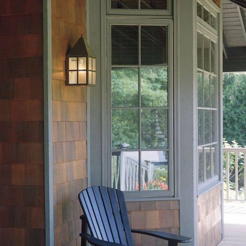 Carriage™ Lantern 7 in. Wide Flush Exterior Wall Light