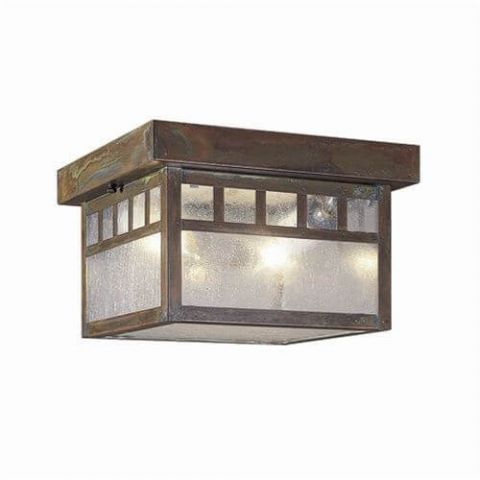 Ravenwood Lantern™ 10 in. Wide Semi Flush Exterior Ceiling Light