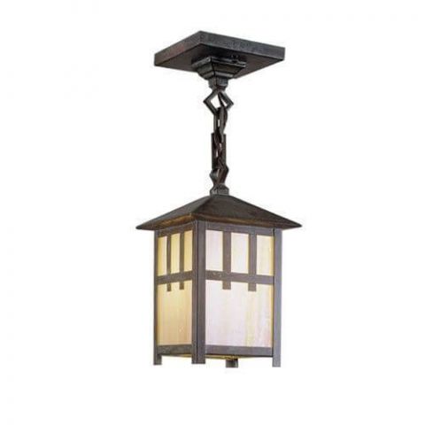 Craftsman Lantern™ 5 in. Wide Chain Hung Exterior Pendant Light
