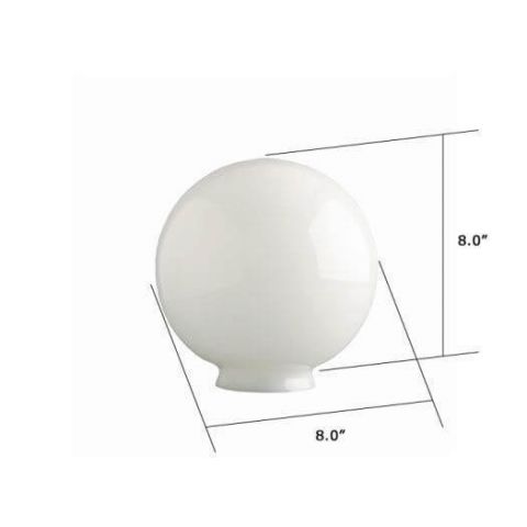 B313 - Opal Gloss Round 8" Globe