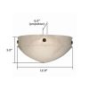 Tuscany Sconce™ 12 in. Foyer Wall Sconce