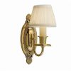 Newport™ One Light Curved Arm Sconce with electric candle