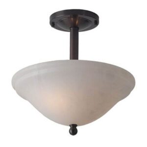 Navarra Alabaster 12" Single-Stem Pendant