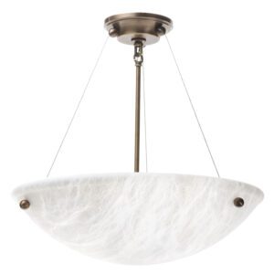 Empire Alabaster 19" Multi-Stem Cable-Hung Pendant