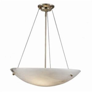 Empire Alabaster 24" Multi-Stem Cable-Hung Pendant