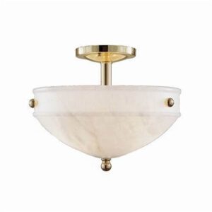 Tuscany Alabaster 12" Single-Stem Pendant