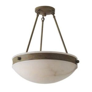 Tuscany with Band Alabaster 16" Multi-Stem Pendant