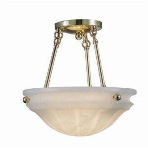 Palladian Alabaster 12" Multi-Stem Pendant