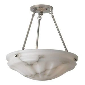 Palladian Alabaster 16" Multi-Stem Pendant