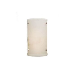 Volterra Alabaster 15" Ball Finials Wall Sconce