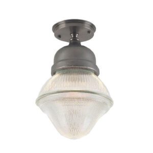 Vintage Holophane™ One Light Baraboo Acorn Holophane Ceiling Fixture