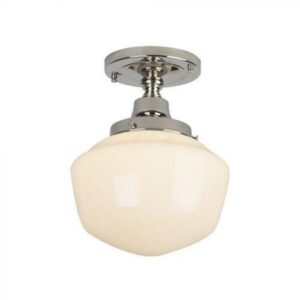 One Light Flush Ceiling Fixture With 4-1/4" Shade Holder