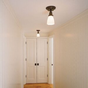 Carlton™ Interior One Light Flush Ceiling Fixture with 2-1/4" Shade Holder