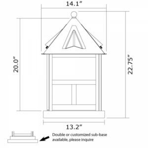 Cottage™ Exterior 14" Wide Pier Light