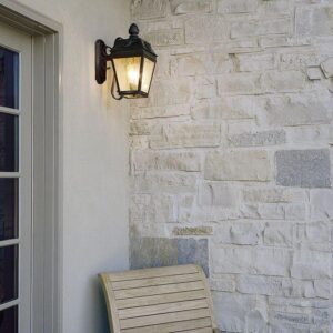 French Country™ Exterior 9" Wide Scrolled Arm Wall Light
