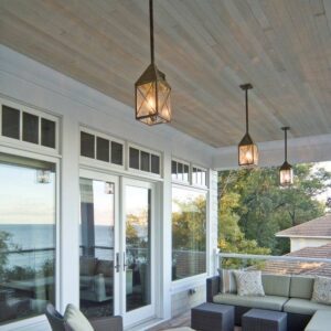 Lancaster™ Exterior 7" Wide Solid Stem Pendant