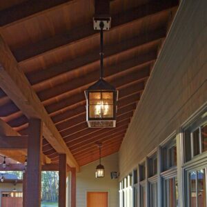 Stonehaven™ Exterior 12" Wide Solid Stem Pendant