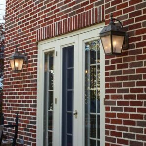 Georgian™ Exterior 9" Curved Arm Exterior Wall Light