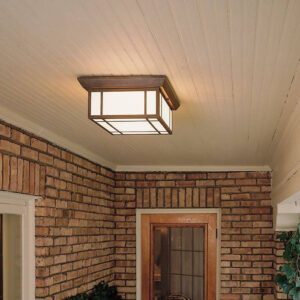 Hillside™ Exterior 16" Semi Flush Ceiling Fixture