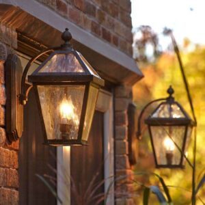 London™ Exterior 8" Curved Arm Exterior Wall Light