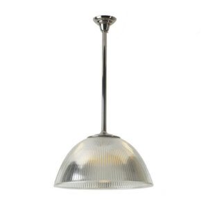 Vintage Holophane™ One Light Dome Holophane Pendant