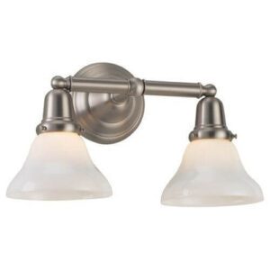 Shoreland™ Two Light Straight Arm Wall Sconce With 2-1/4" Shade Holders