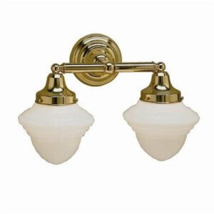 Shoreland™ Two Light Straight Arm Wall Sconce With 3-1/4" Shade Holder