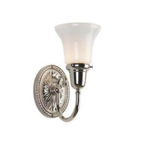 Provence™ One Light Curved Arm Wall Sconce With 2-1/4" Shade Holder