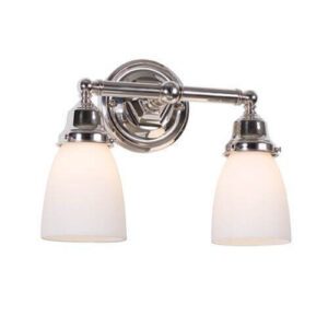 Ballantrae™ Two Light Straight Arm Wall Sconce With 2-1/4" Shade Holders