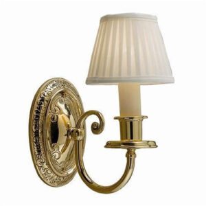 Cotswold Manor™ One Light Curved Arm Wall Sconce With Electric Candle