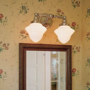 Carlton™ Two Light Straight Arm Wall Sconce With 3-1/4" Shade Holder