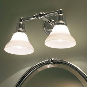 Carlton™ Two Light Straight Arm Wall Sconce With 2-1/4" Shade Holders