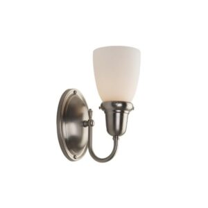 Glendale™ One Light Curved Arm Wall Sconce With 2-1/4" Shade Holder