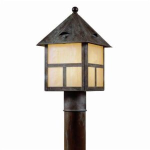 Cottage™ Lantern 8" Wide Exterior Post Light Line Voltage