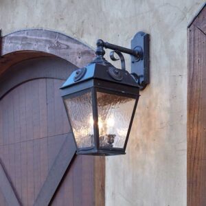 French Country™ Exterior 11" Wide Scrolled Drop Wall Light