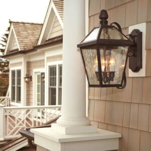 London™ Exterior 10" Scrolled Arm Exterior Wall Light