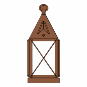 Lancaster™ Exterior 6" Wide Pier Light