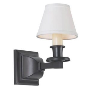 Oak Park™ One Light Straight Arm Wall Sconce With Electric Candle